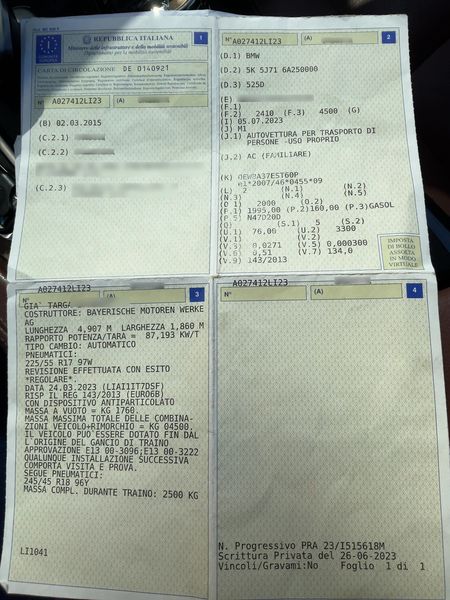 BMW 5er 525d 2015 – снимка 15