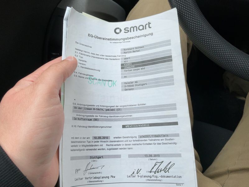 Smart fortwo 1.0 Micro Hybrid Drive pure 2011 – снимка 21