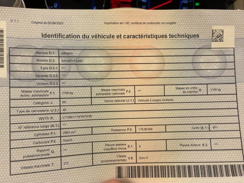 Infiniti FX 3.0 V6 Diesel FX30d S 2012 – снимка 20