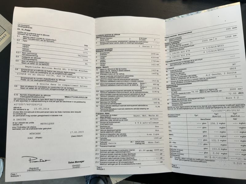 BMW 1er 116d Sport 2015 – снимка 21