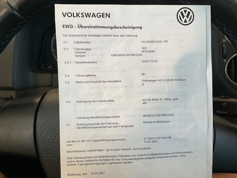 Volkswagen Golf V Plus 1.4 Tour 2007 – снимка 6