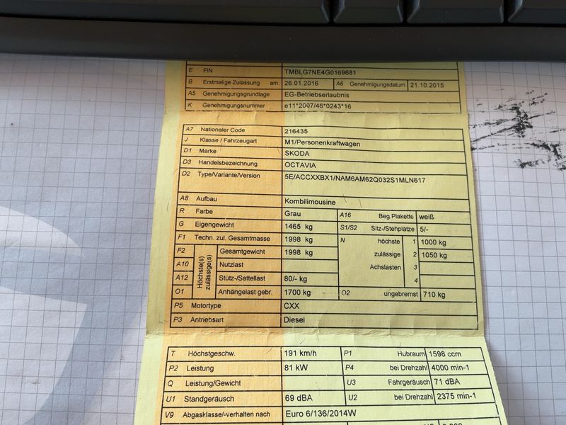 Skoda Octavia 1.6 TDI Style 4x4 2016 – снимка 15