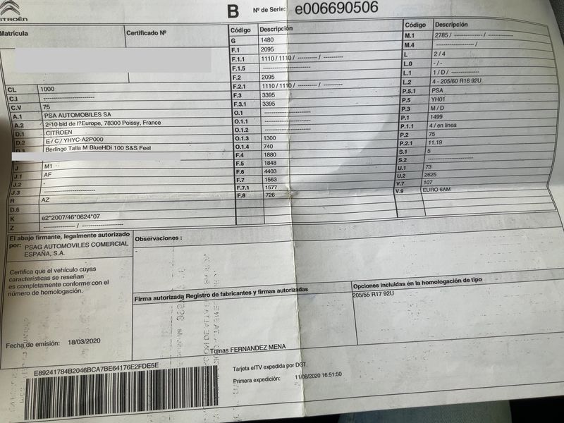 Citroen Berlingo 1.5 Blue-HDi Feel M 2020 – снимка 21