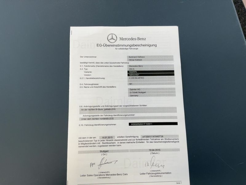 Mercedes-Benz C-Klasse C 220 d T BlueTEC Avantgarde 2015 – снимка 22