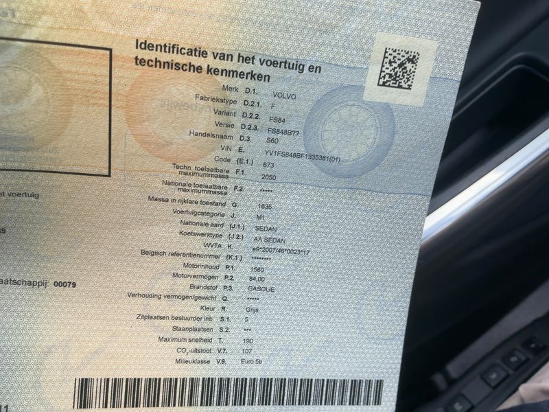 Volvo S60 1.6 D2 Summum 2014 – снимка 20