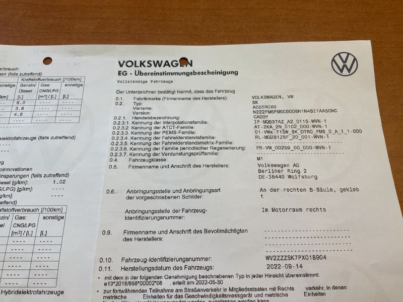 Volkswagen Caddy 2.0 TDI 2022 – снимка 22