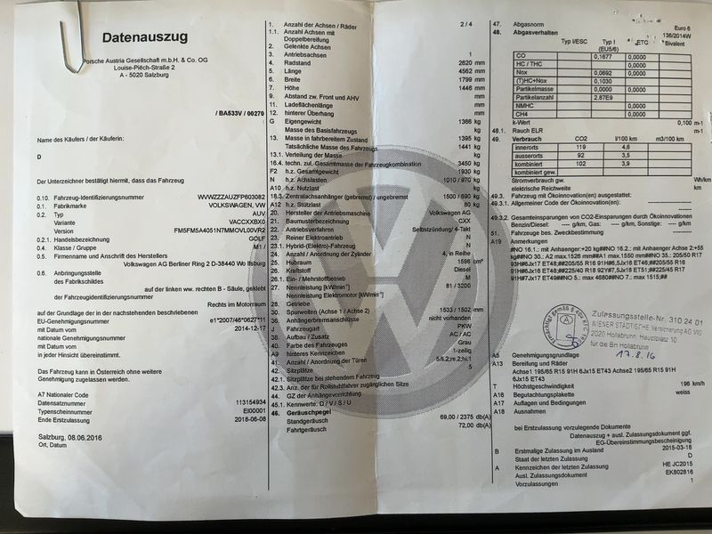 Volkswagen Golf VII 1.6 TDI Comfortline BlueMotion Tech 2015 – снимка 21