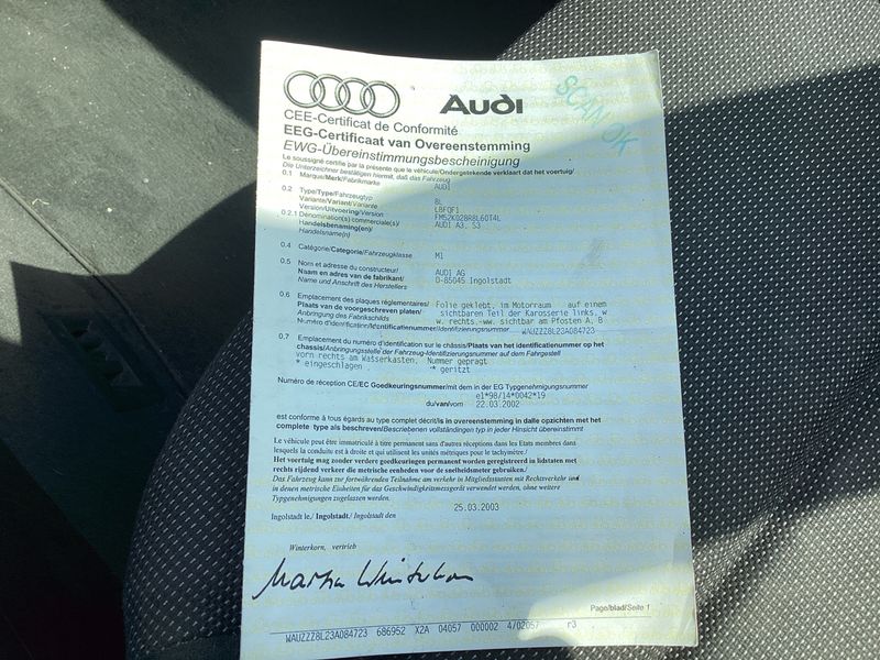Audi A3 1.6 Attraction 2003 – снимка 6