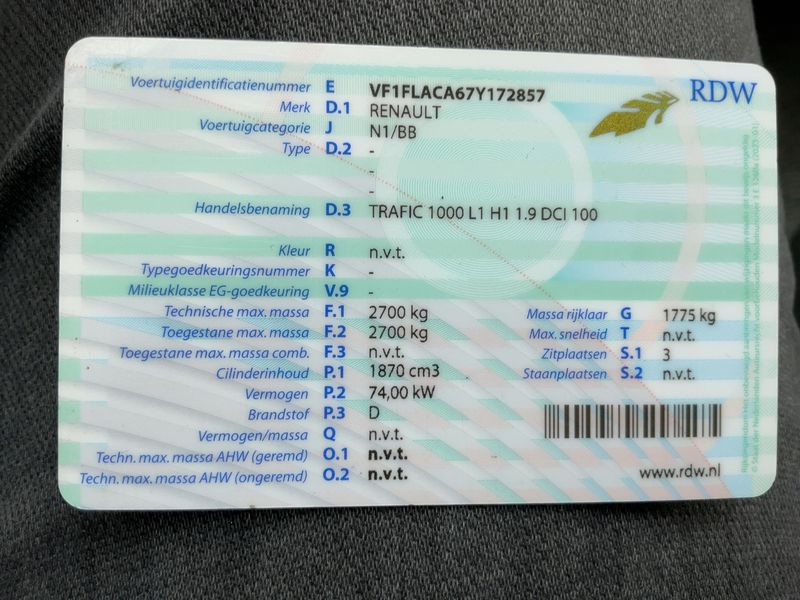 Renault Trafic 1.9 Diesel L1H2 2,9t 2006 – снимка 20