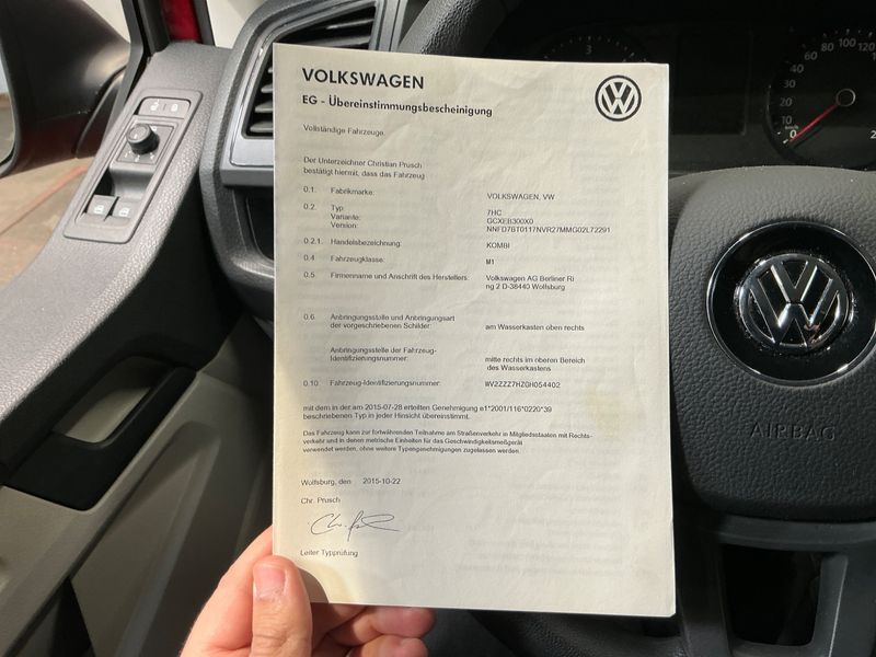 Volkswagen T6 Kombi 2.0 TDI 2015 – снимка 21