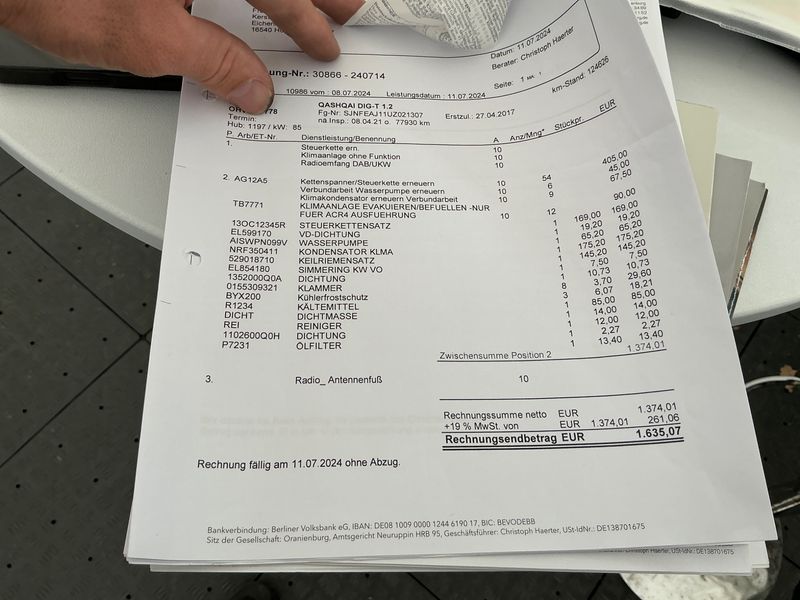 Входящ номер:	RX75122 Отчитане на километража.:	152 837 km снимка 29