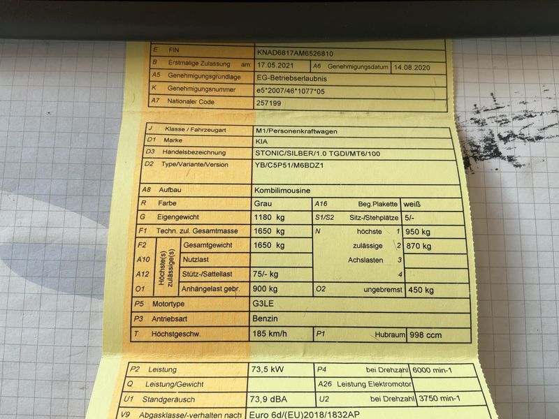 Kia Stonic 1.0 TGDI Silber 2021 – снимка 21
