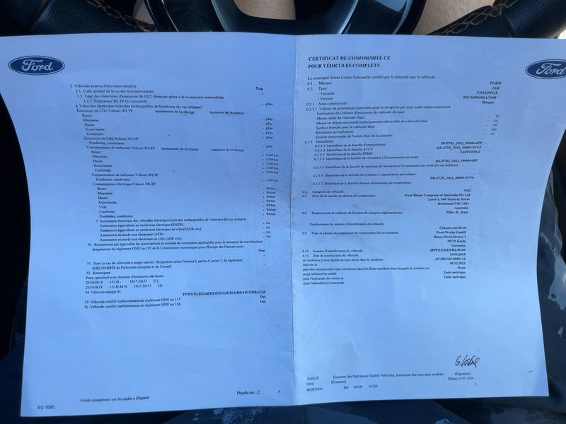 Ford Ranger 2.0 TDCi EcoBlue Wildtrak e-4WD Doppelkabine 2024 – снимка 21