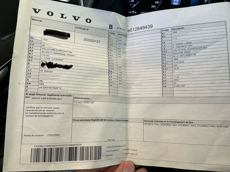 Volvo XC90 2.0 T8 Recharge Plug-in Hybrid Start AWD 2022 – снимка 20