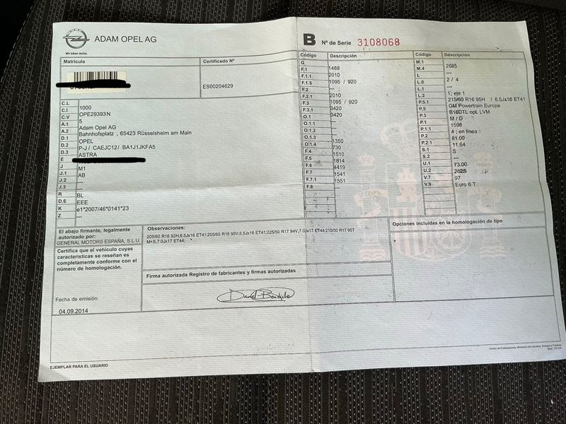Opel Astra 1.6 CDTI DPF Selective 2014 – снимка 21