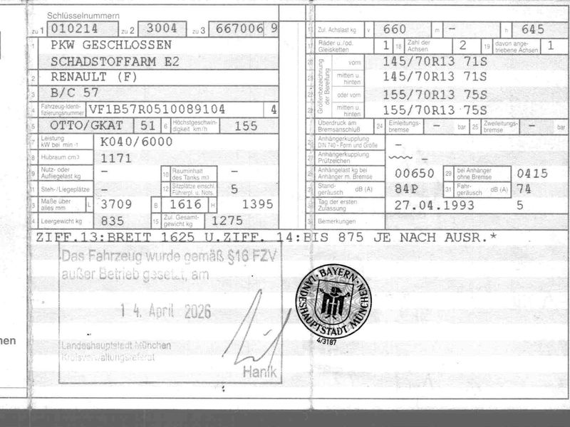 Renault Clio 1.2 Bebop 1993 – снимка 14