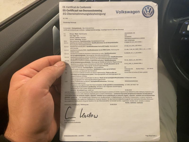 Volkswagen Golf VII Sportsvan 1.0 TSI Comfortline 2020 – снимка 21