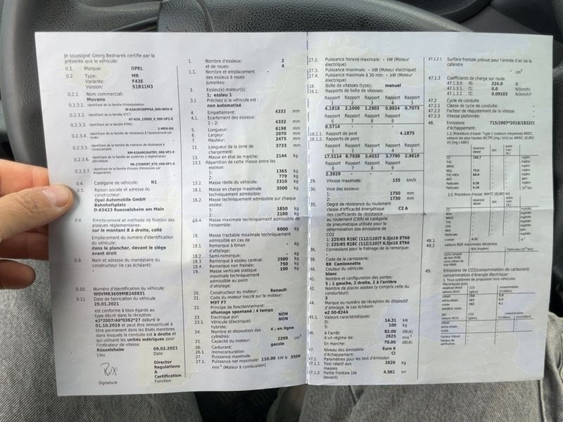 Opel Movano 2.3 CDTI HKa L3H2 3,5t 2021 – снимка 21