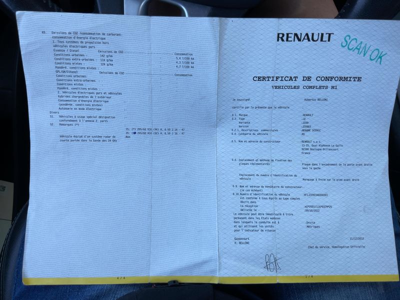 Renault Scenic 1.5 dCi Dynamique 2013 – снимка 21