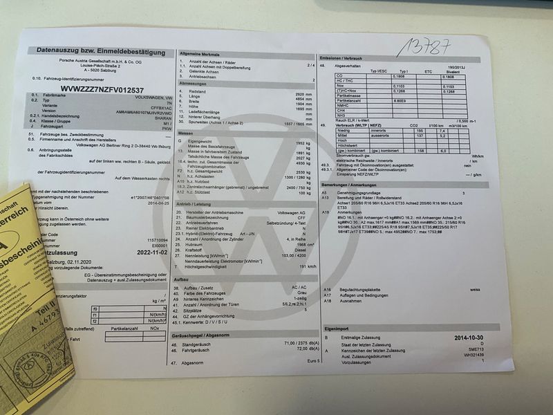 Volkswagen Sharan 2.0 TDI Highline 4Motion BlueMotion Tech 2014 – снимка 22