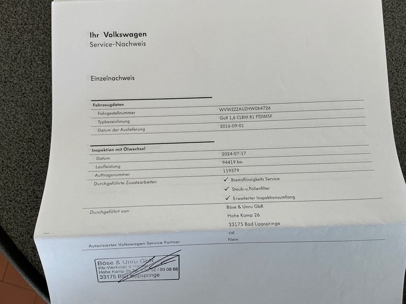 Volkswagen Golf VII 1.6 TDI Allstar BlueMotion Tech 2016 – снимка 23