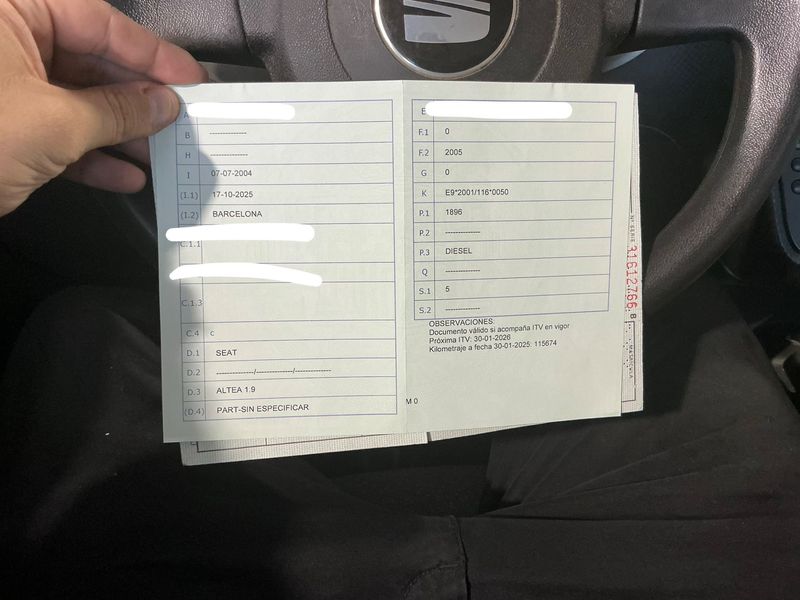 Seat Altea 1.9 TDI Reference 2004 – снимка 5
