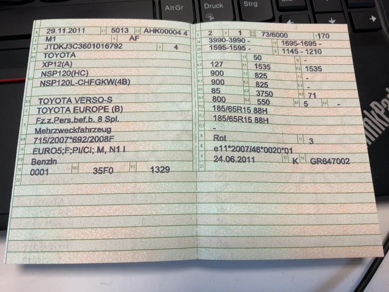 Toyota Verso-S 1.33 Dual VVT-i Life 2011 – снимка 21