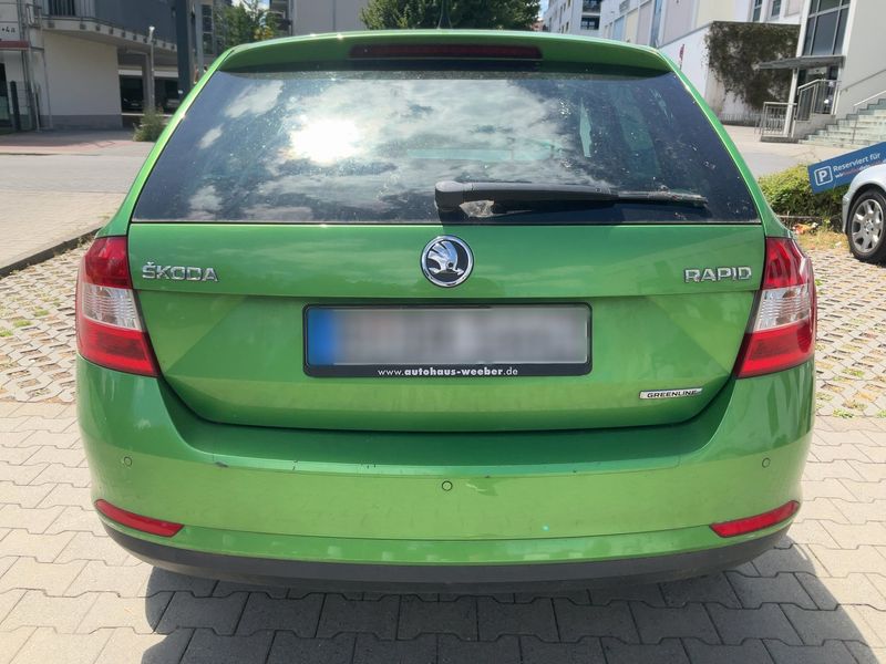 Skoda Rapid Spaceback 1.6 TDI GreenLine 2014 – снимка 7