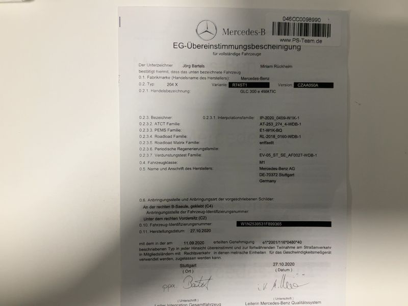 Mercedes-Benz GLC-Klasse GLC 300e 4Matic 2020 – снимка 22