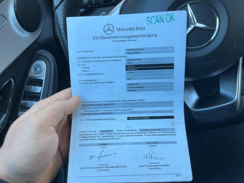 Mercedes-Benz C-Klasse C 200 d T BlueTEC AMG Line 2015 – снимка 21