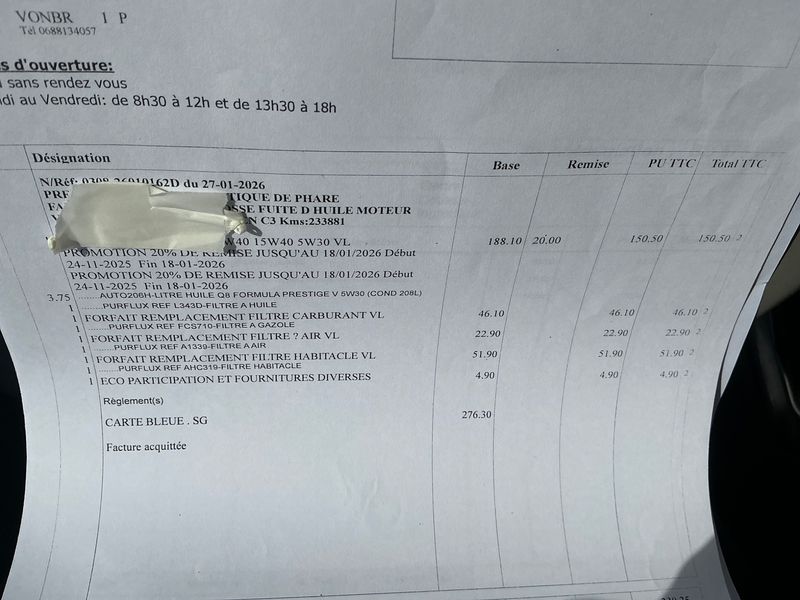 Citroen C3 Picasso 1.6 HDi Exclusive 2009 – снимка на щета