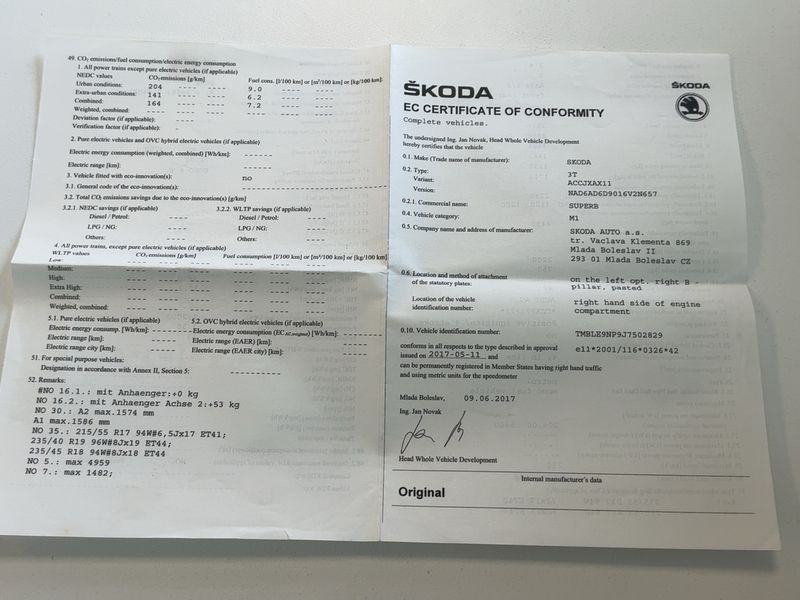 Skoda Superb 2.0 TSI SportLine 4x4 2017 – снимка 21