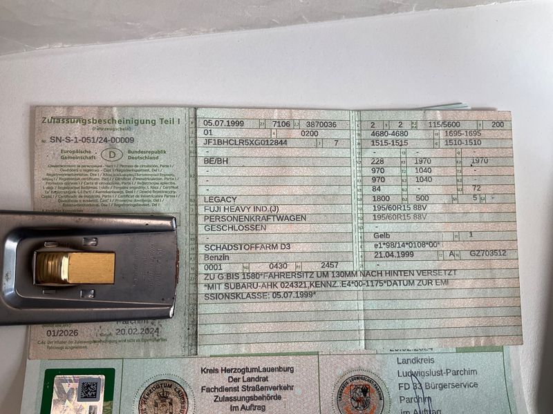 Subaru Legacy 2.5 GX Komfort 1999 – снимка 5