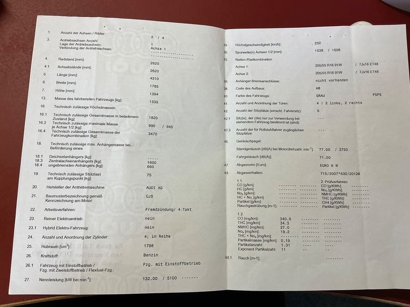 Audi A3 Sportback 1.8 TFSI Ambiente 2013 – снимка 21