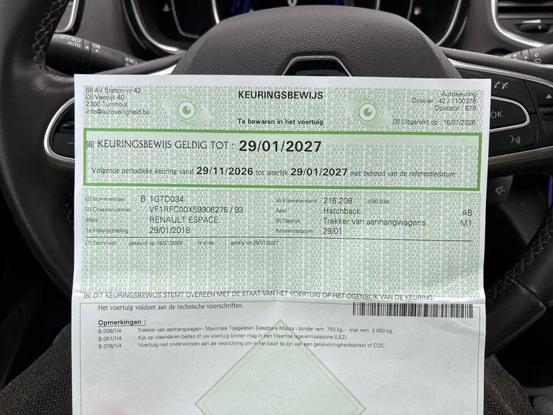 Renault Espace 1.6 dCi Energy Intens 2018 – снимка 17