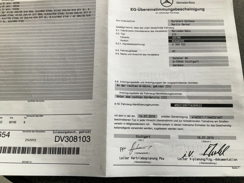 Mercedes-Benz E-Klasse E 350 CGI BlueEfficiency Elegance 2010 – снимка 22