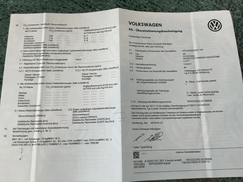 Volkswagen Caddy 1.4 TSI Trendline BlueMotion Tech 2018 – снимка 22