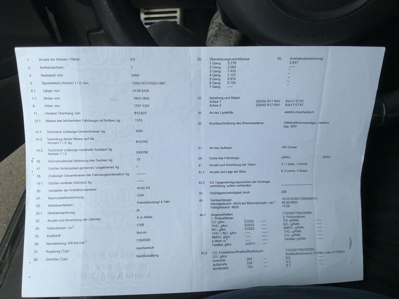 Audi TT 1.8 TFSI Coupe 2009 – снимка 22