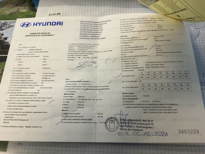 Hyundai Tucson 1.6 T-GDI Plug-in Hybrid N Line 4WD 2021 – снимка 21