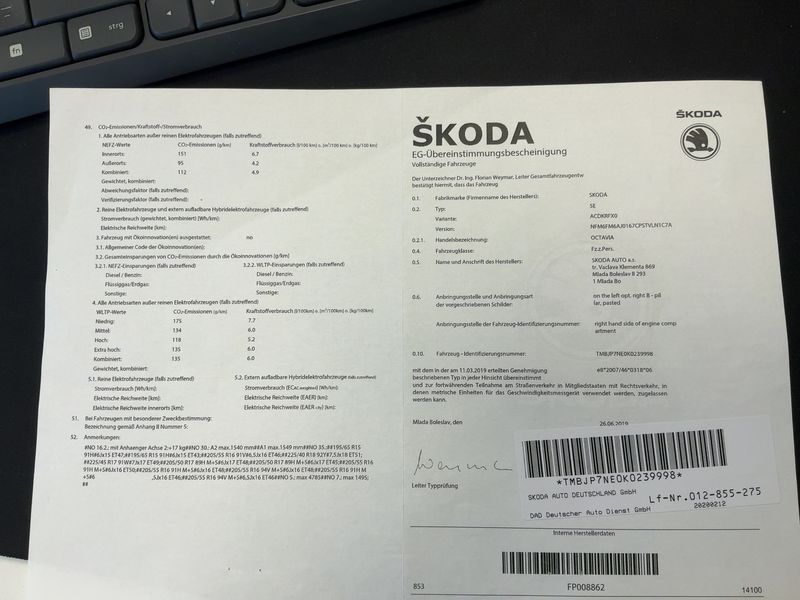 Skoda Octavia 1.0 TSI Style 2019 – снимка 21