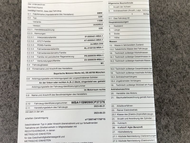 BMW 5er 520i Mild-Hybrid M Sport 2023 – снимка 21