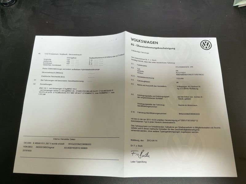 Volkswagen Tiguan 2.0 TDI Sport & Style 4Motion 2012 – снимка 22