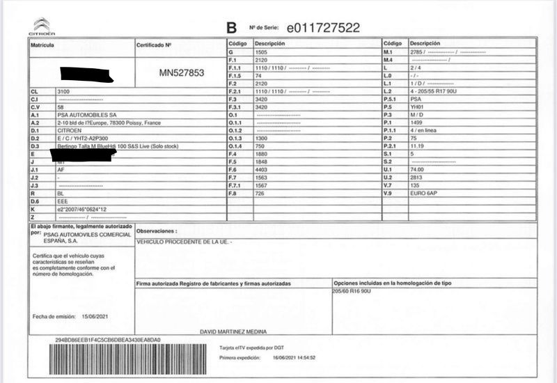 Citroen Berlingo 1.5 Blue-HDi Live M 2021 – снимка 18