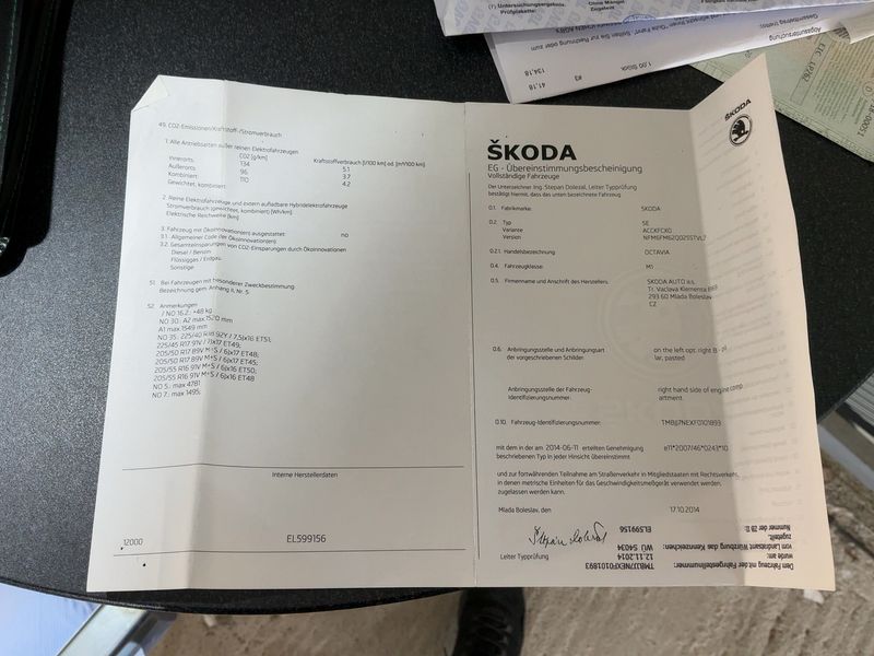 Skoda Octavia 2.0 TDI Elegance 2014 – снимка 22
