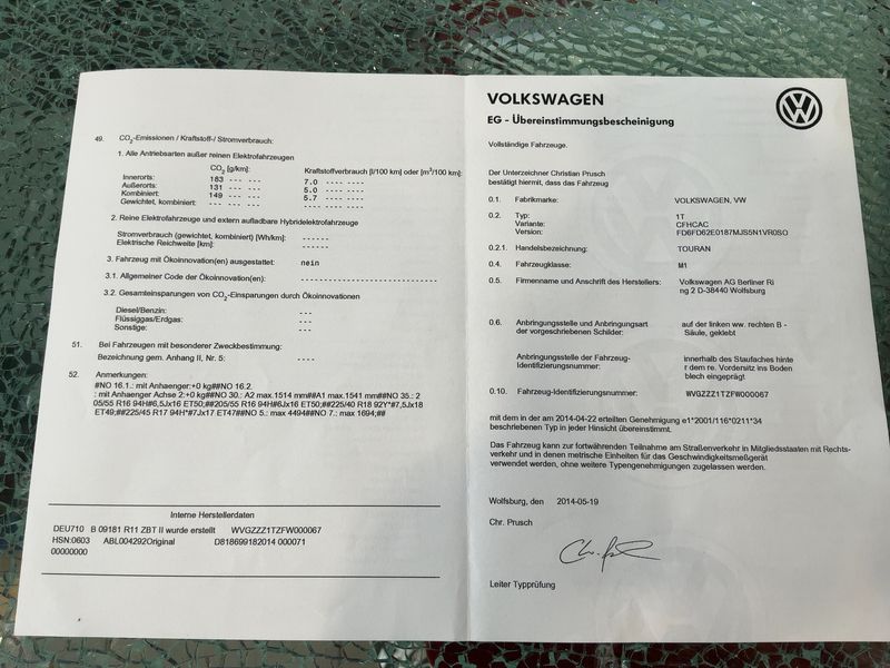Volkswagen Touran 2.0 TDI Comfortline 2014 – снимка 21