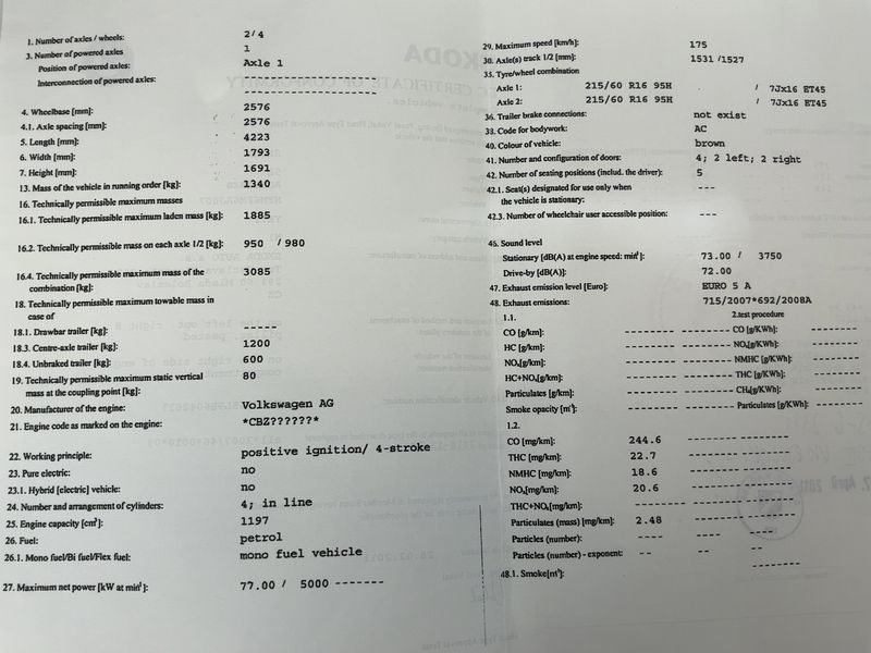 Skoda Yeti 1.2 TSI 2011 – снимка 21