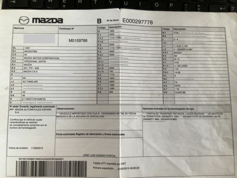 Mazda CX-5 2.2 Turbodiesel Luxury 2WD 2015 – снимка 21