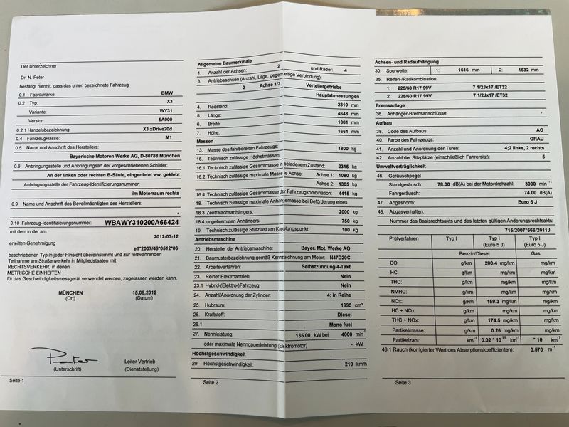 BMW X3 xDrive 20d 2012 – снимка 22