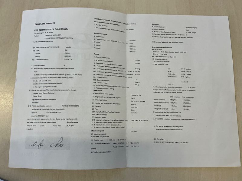 Hyundai Santa Fe 2.2 CRDi Style 2WD 2016 – снимка 22