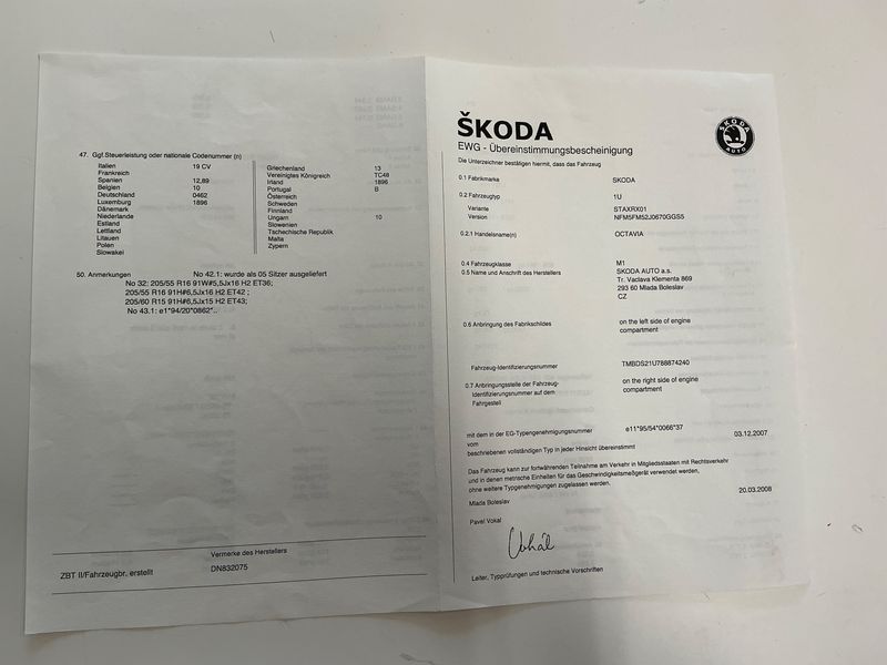 Skoda Octavia 1.9 TDI Tour 2008 – снимка 6